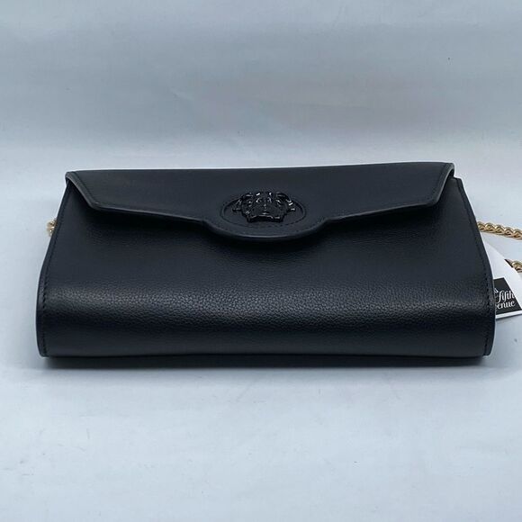 Versace La Medusa Tonal Leather Wallet Crossbody Bag - Picture 4 of 11